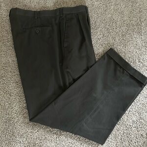Executive Khakis brand pleated front dress pants.  Size 42/32. Taupe